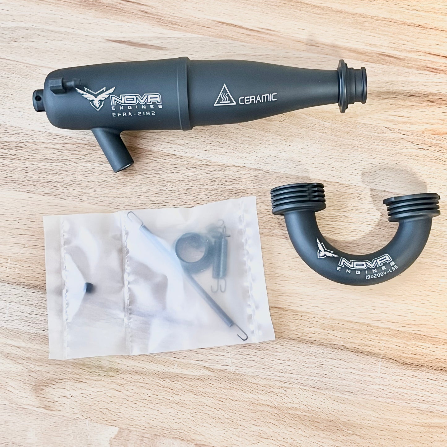 Nova Engines 2182 Black Ceramic Pipe