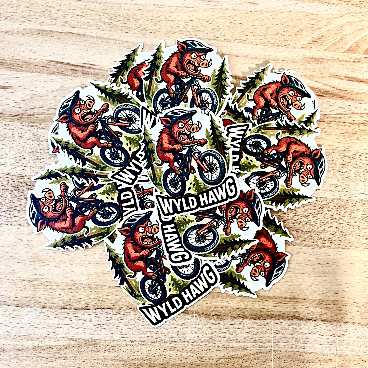 WYLD HAWG Sticker