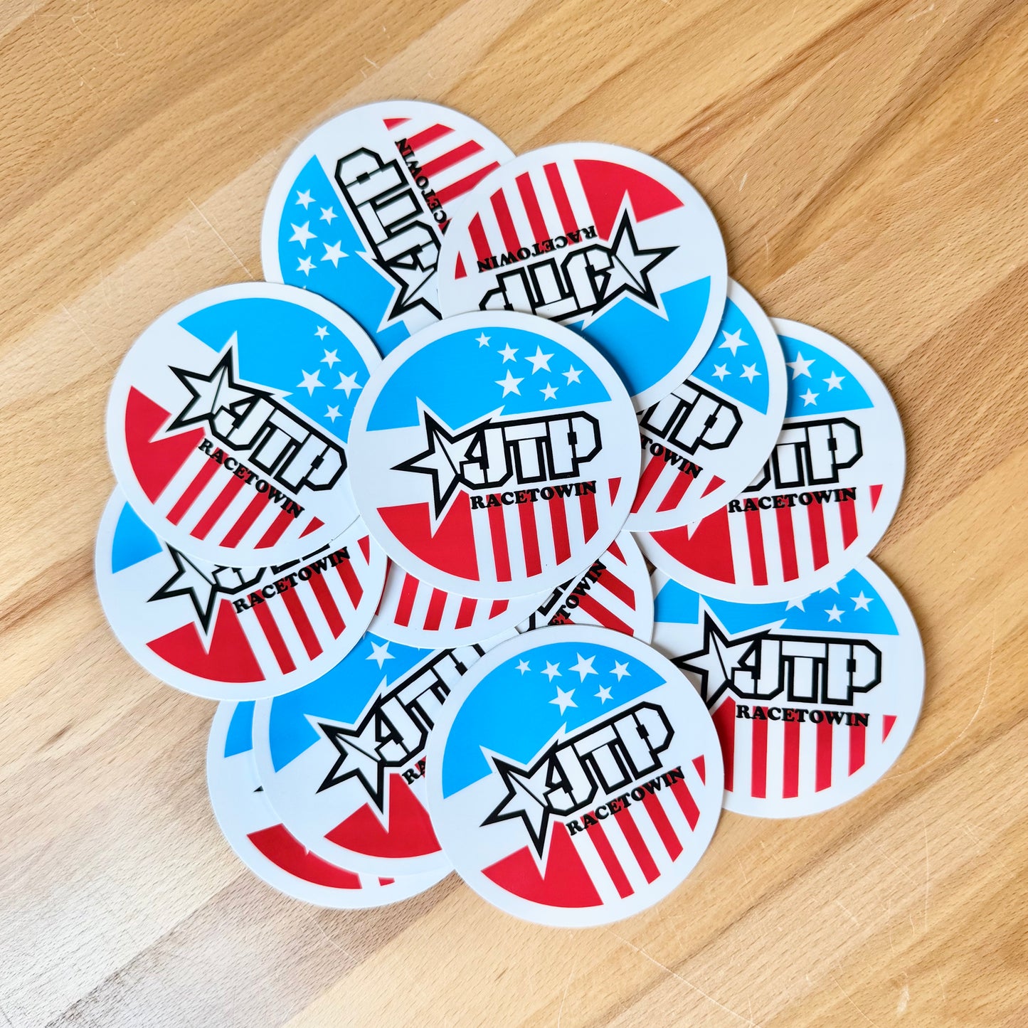 JTP Circle USA Sticker
