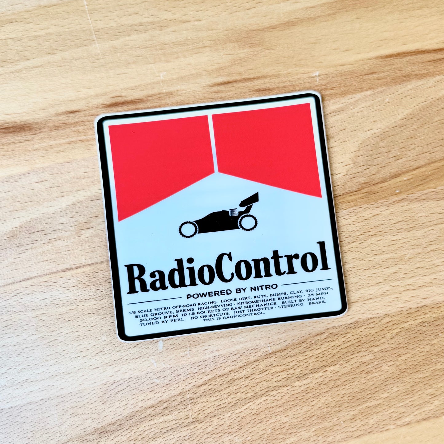 Radio Control Smokin' Sticker