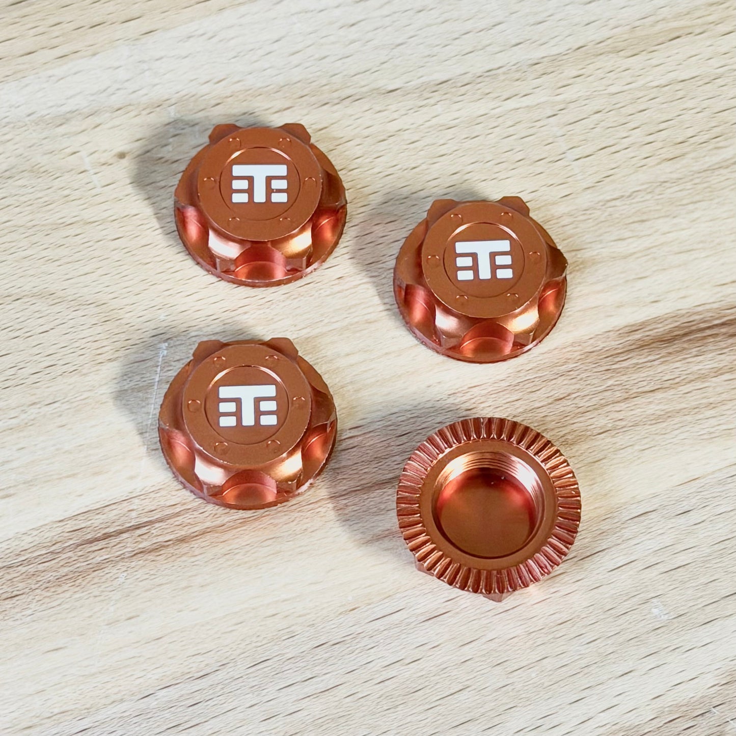 Tekno Captured Wheel Nuts 17mm