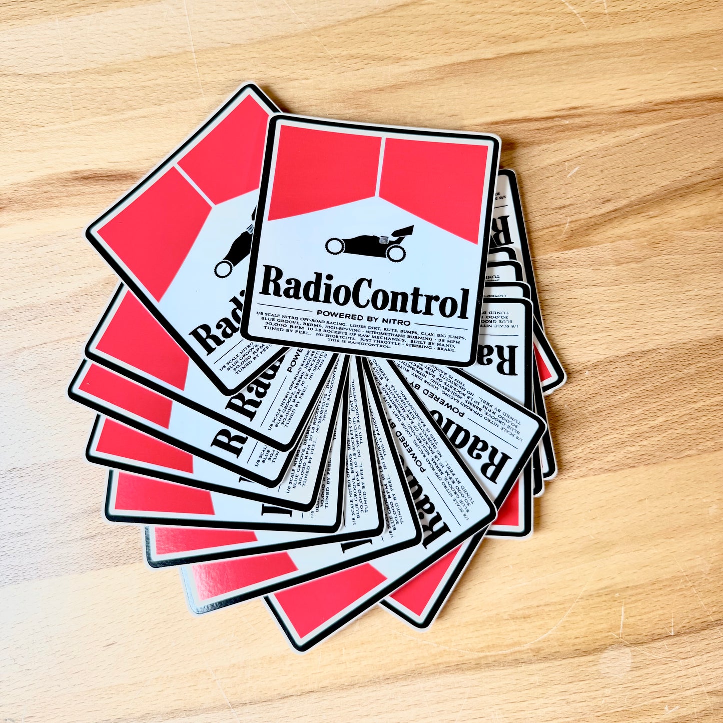 Radio Control Smokin' Sticker