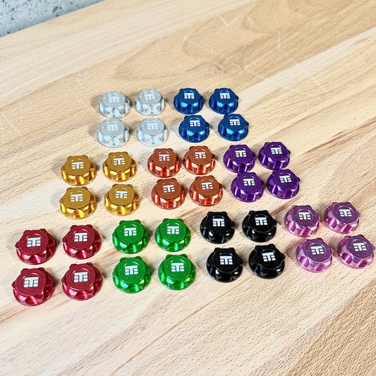 Tekno Captured Wheel Nuts 17mm