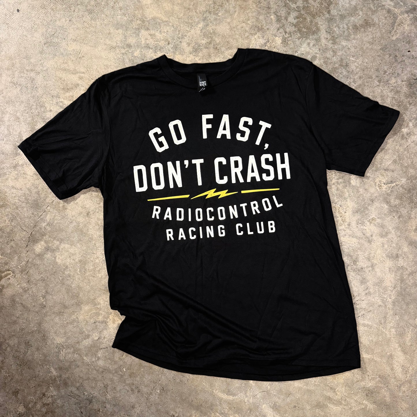 Radio Control - Go Fast Don't Crash V2 (Black) T-Shirt