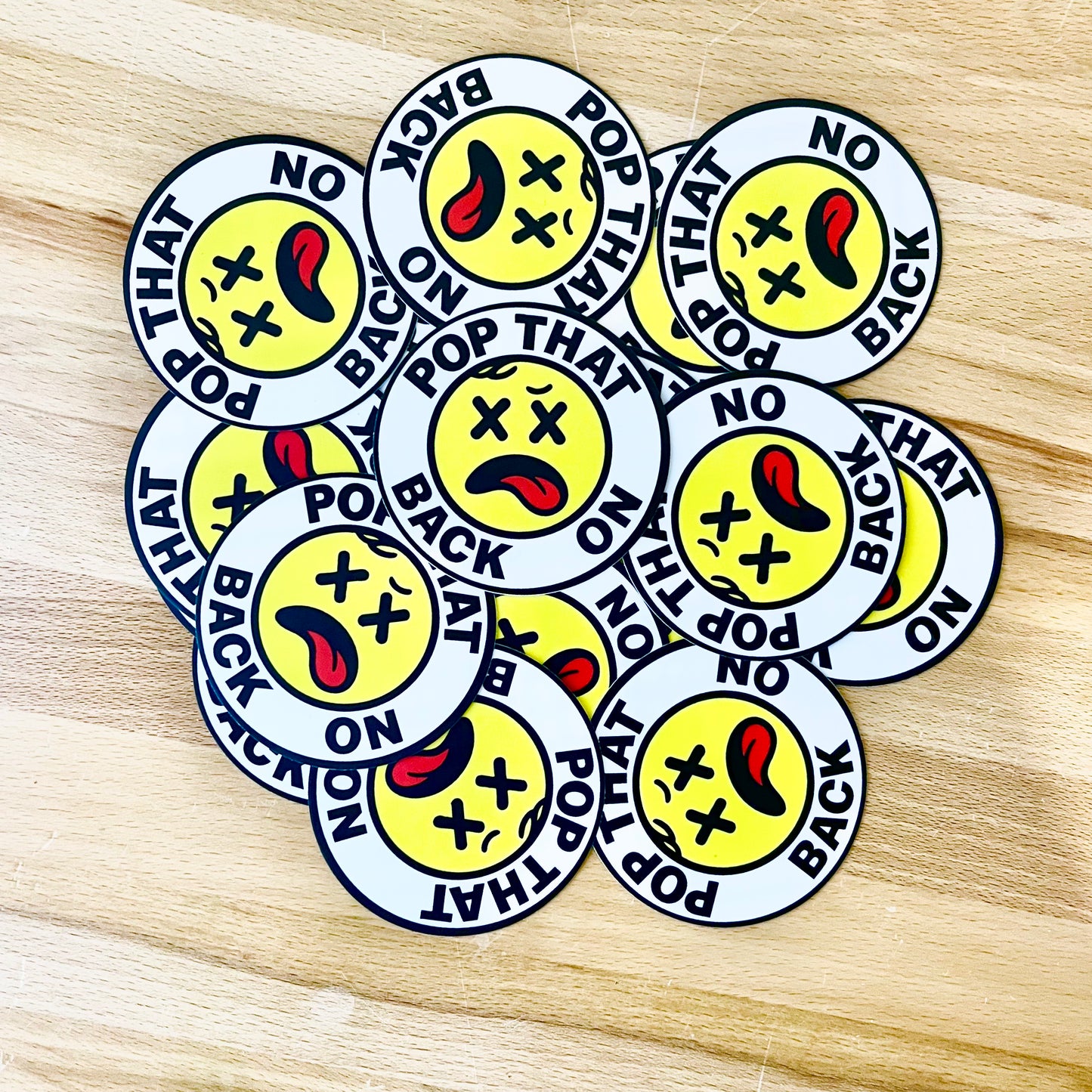 Pop That Back On Sticker
