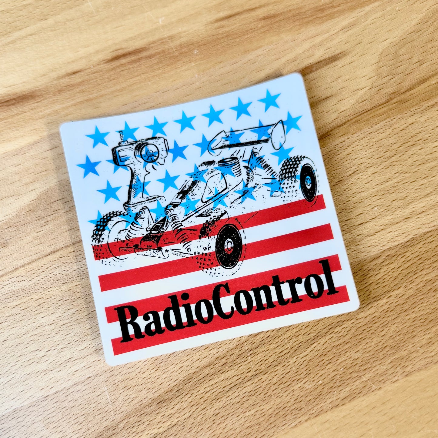 Radio Control Vintage USA Sticker