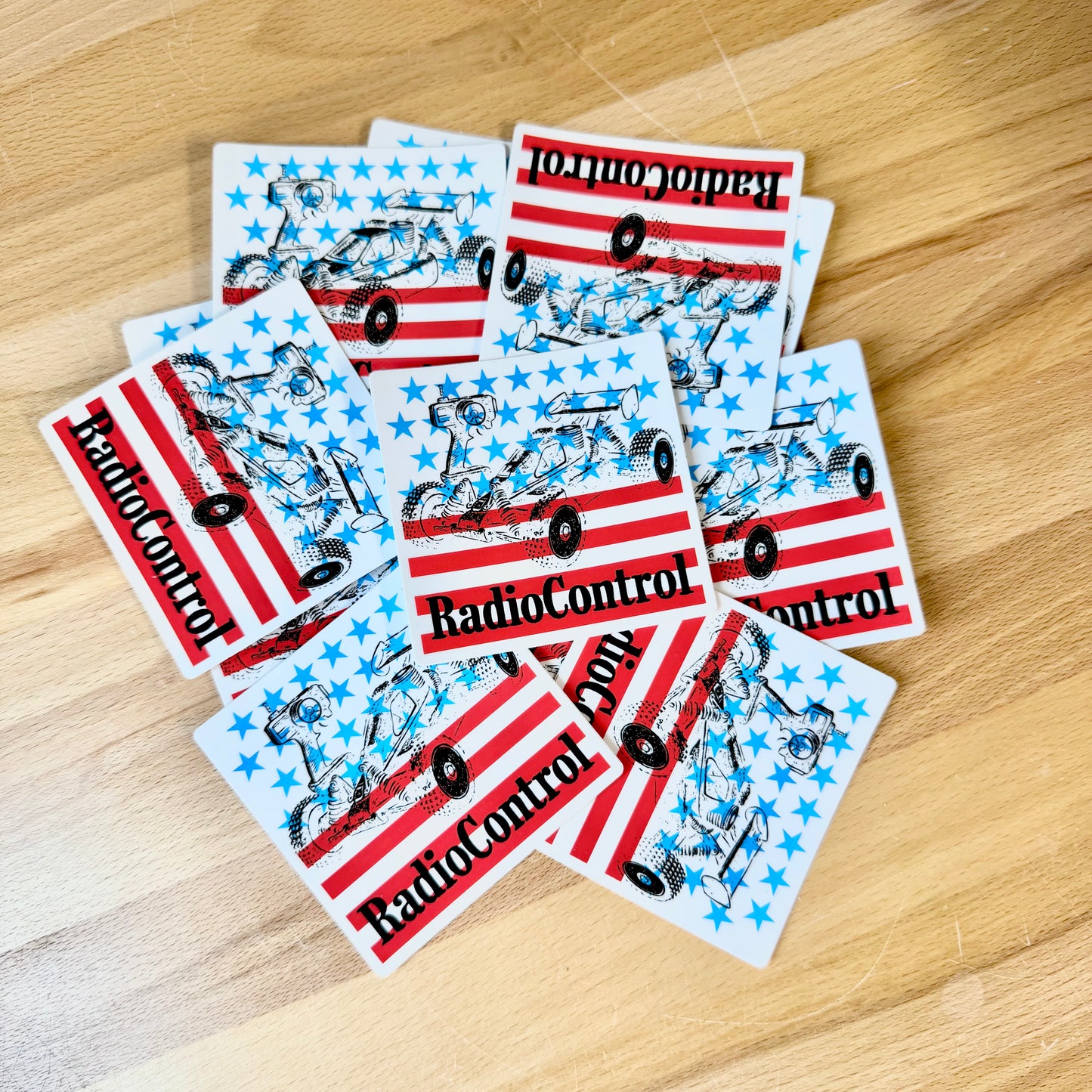 Radio Control Vintage USA Sticker